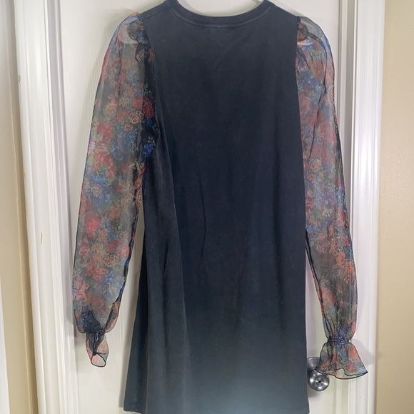 Zara- Contrasting Organza Dress Size Small - Picture 8 of 10